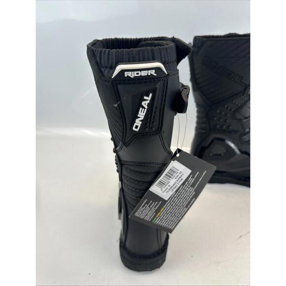 ONEAL O'Neal Rider Motocross Boots Black/White Youth Size 5 0325-105 - Picture 6 of 12